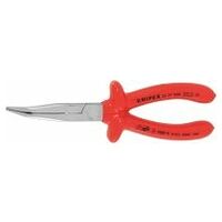 Snipe nose pliers, angled dip insulated to VDE 200 mm
