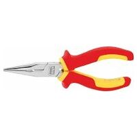 Snipe nose pliers, straight VDE insulated