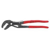 Spring strip clip pliers with lock