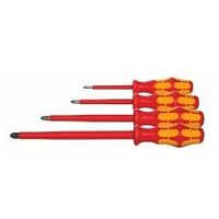 Electrician’s screwdriver set for Phillips, with Kraftform handle fully insulated 4