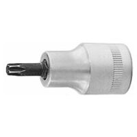 Screwdriver socket, for Torx®, 1/2 inch