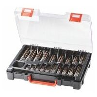 Set di punte elicoidali HOLEX CleverDrill in HSS n. art. 114030 con cassetta  1-10C