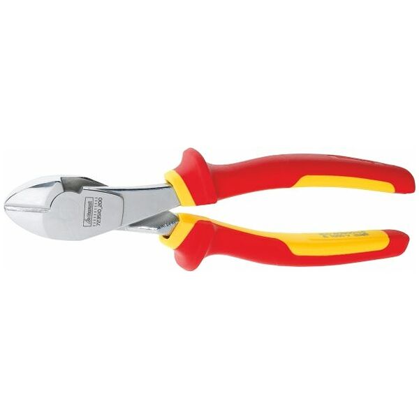 Heavy-duty side cutter, chrome-plated VDE insulated 200 mm