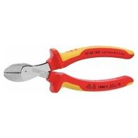 X-Cut® compact side cutter, chrome-plated with grips VDE insulated 160 mm