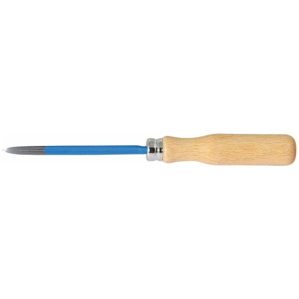 Precision engineer´s scraper with wooden handle
