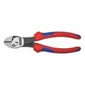 High-performance heavy-duty side cutter TwinForce®, polished, with grips  180 mm