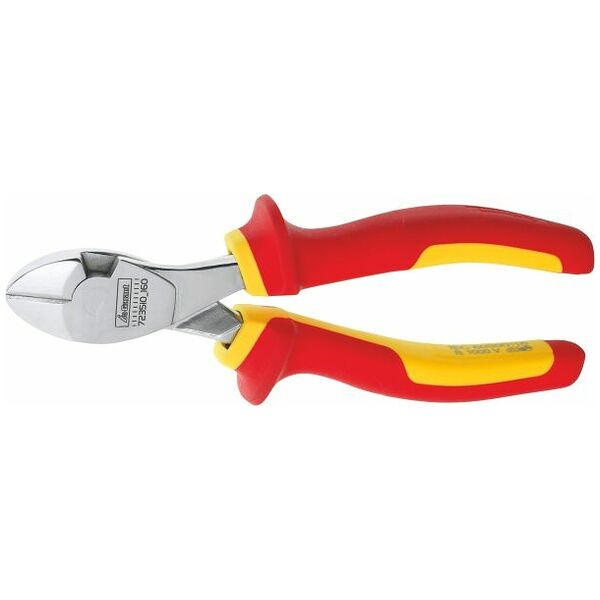 Heavy-duty side cutter, chrome-plated VDE insulated 160 mm