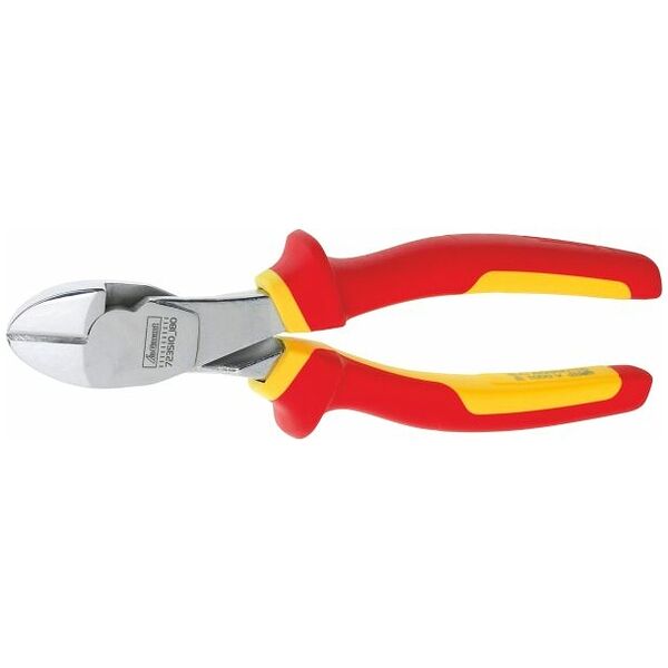 Heavy-duty side cutter, chrome-plated VDE insulated 180 mm