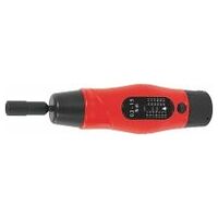 Torque screwdriver with scale
