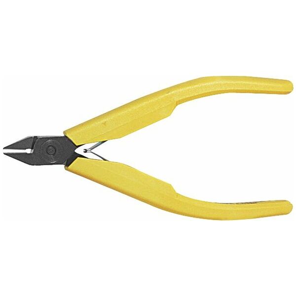 Electronics side cutter pointed head, hollowed jaws FW 110 mm