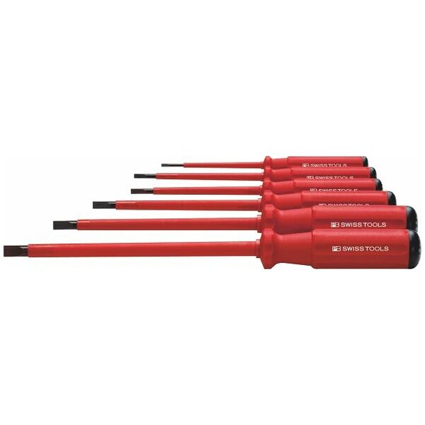 Electrician’s screwdriver set, for slot-head, Classic fully insulated 6