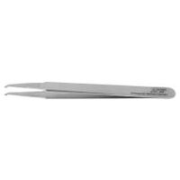 Tweezers with short, angled gripping surface, 120 mm  AM