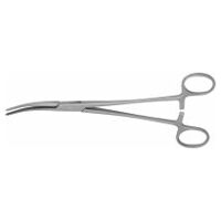 Assembly forceps with ratchet clamp, 25° angled
