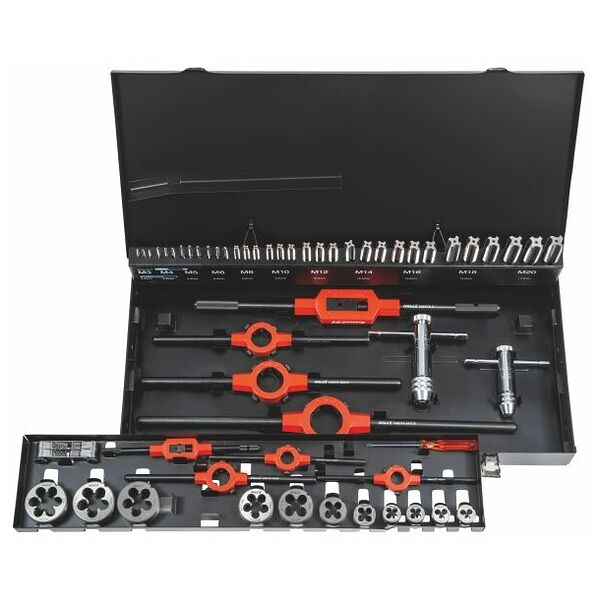 Thread cutting set with tap sets, 3 pieces M3-20