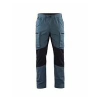 Service pantalon de travail stretch bleu pigeon/bleu marine foncé C62