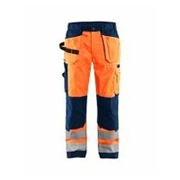 High Vis Arbeitshose High Vis Orange/Marineblau C52