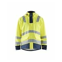 Flame resistant raincoat Level 2 Hi-vis yellow/navy blue 4XL
