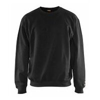 Flammschutz Sweatshirt Schwarz 4XL