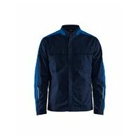 Industrie Jacke Stretch Marineblau/Kornblau 4XL