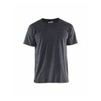 T-Shirt Schwarz Melange 4XL