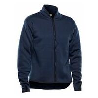Jachetă din fibre de blană  bleumarin L
