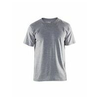 T-Shirt Grau Melange 5XL