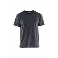 T-Shirt 5er-Pack Schwarz Melange 4XL