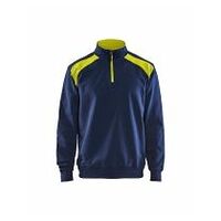 Sweatshirt Bi-Colour met halve rits 4XL