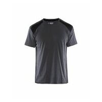 T-Shirt Mittelgrau/Schwarz M