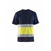 High Vis T-Shirt Marineblau/Gelb M