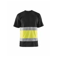High Vis T-Shirt Schwarz/Gelb XS