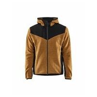 Knitted Jacket with Softshell Honey Gold/Black 4XL