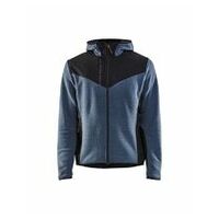 Knitted Jacket with Softshell Numb Blue/Dark Navy L