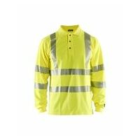 Multinorm Polo Shirt langärmelig High Vis Gelb 4XL