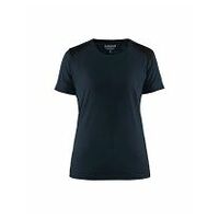 Damen T-Shirt Dunkel Marineblau/Schwarz XS