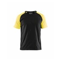 T-Shirt Schwarz/Gelb XS
