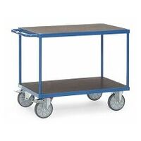 Table top cart with waterproof platform