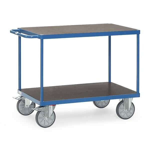 Table top cart with waterproof platform