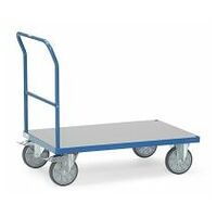 Open cart with rigid PVC platform