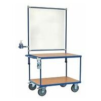 Table top cart with infection protection