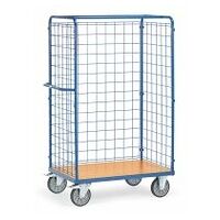 Parcel cart with wire lattice