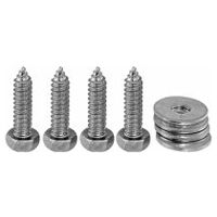 Pack of screws and washers 4 pieces