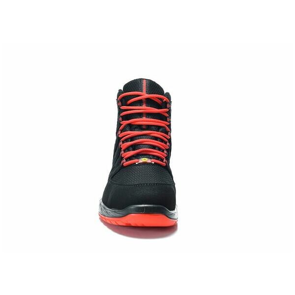 Bezpečnostní šněrovací boty MADDOX black-red Mid ESD S3, velikost 36