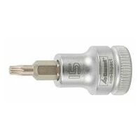 Screwdriver socket, for Torx®, 3/8 inch short