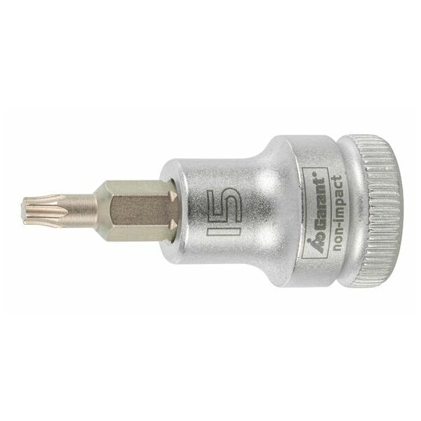 Bit socket, for Torx®, 3/8 inch short TX15