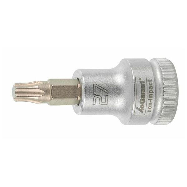 Bit socket, for Torx®, 3/8 inch short TX27