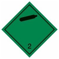 Hazardous materials identifier Non-flammable, non-toxic gases