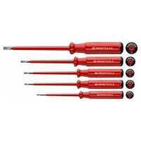 Classic VDE screwdriver set for slotted screws