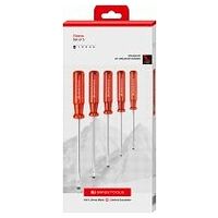 Classic screwdriver set for slotted screws, in a high-quality cardboard box