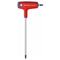 Cross-handle screwdriver with lateral drive for Torx® screws